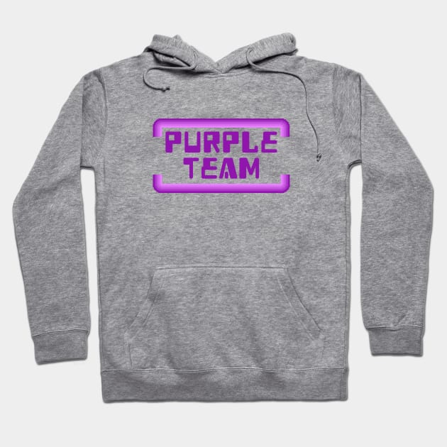 Cybersecurity Purple Team Arcade Gamification Banner Hoodie by FSEstyle